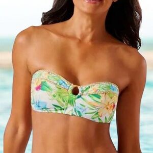 Tommy Bahama Orchid Gardens Ring Bandeau Top
